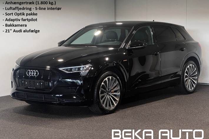 Sort Audi e-tron fra 2023