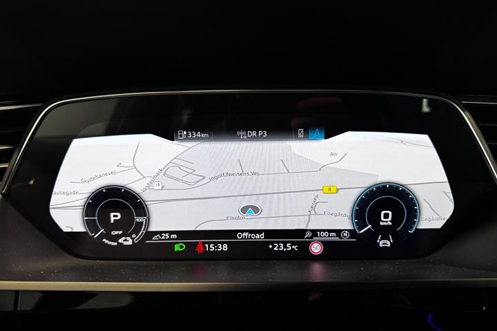 Sort Audi e-tron fra 2023