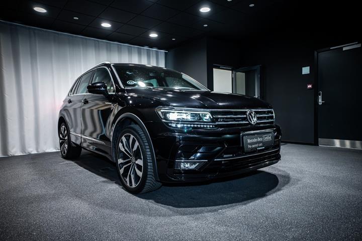 Sort VW Tiguan fra 2019