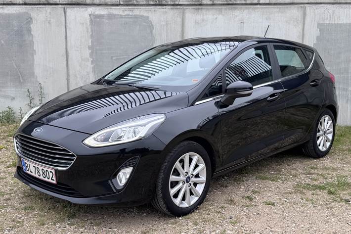 Sort Ford Fiesta fra 2017
