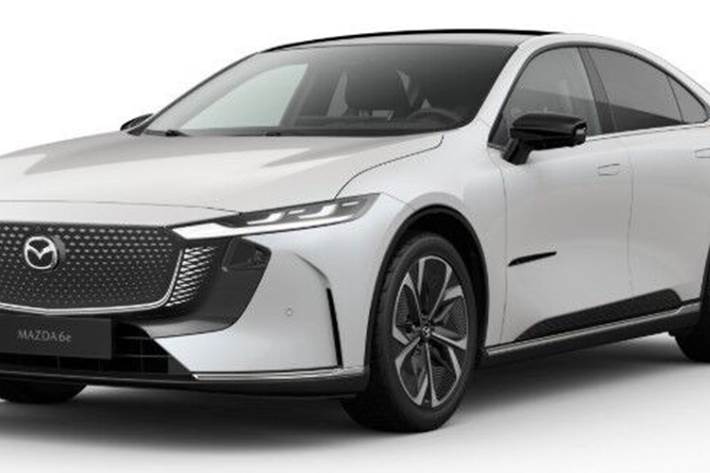 Grå Mazda 6e fra 2026