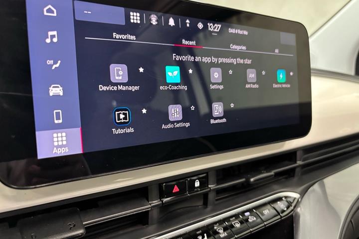 Hvid Fiat 500e fra 2023