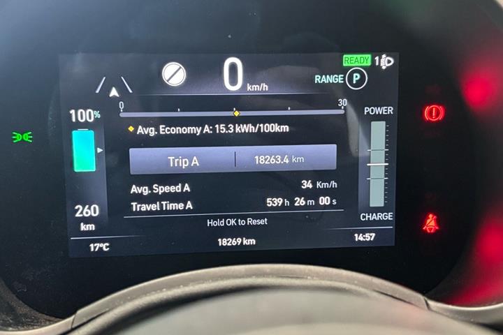 Hvid Fiat 500e fra 2023