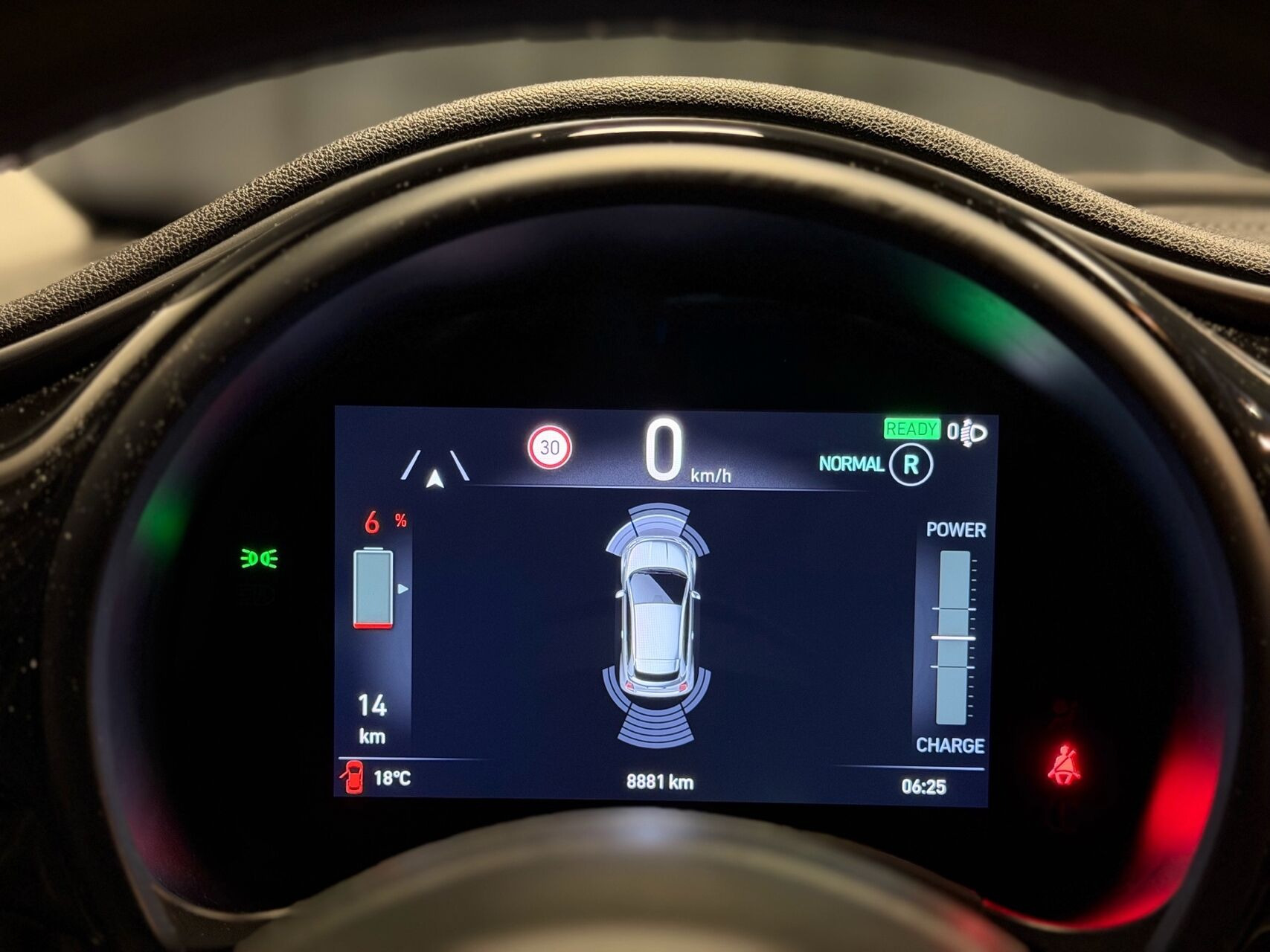 Sort Fiat 500e fra 2023
