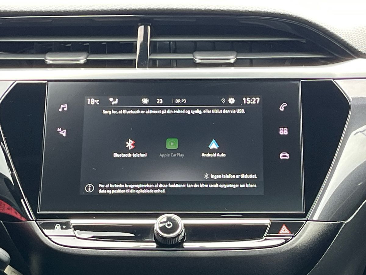 Rød Opel Corsa fra 2023