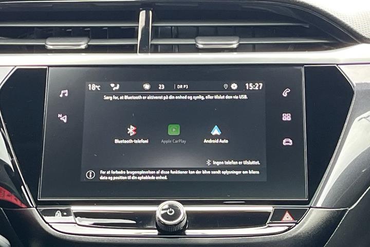 Rød Opel Corsa fra 2023