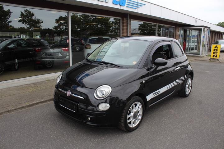Sort Fiat 500 fra 2008
