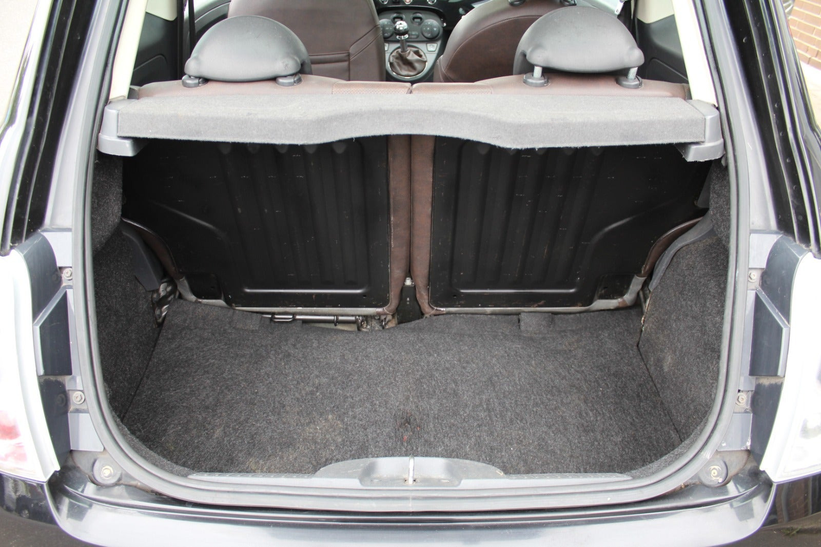 Sort Fiat 500 fra 2008