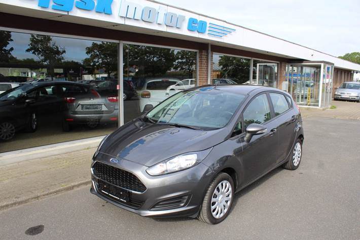 Grå Ford Fiesta fra 2016