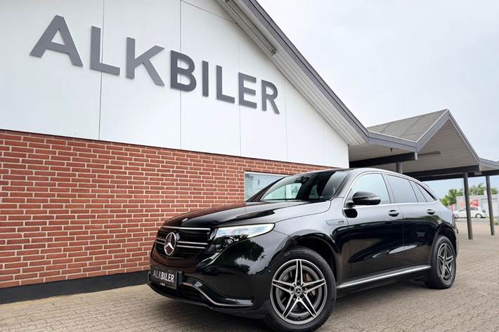 Sort Mercedes EQC400 fra 2021