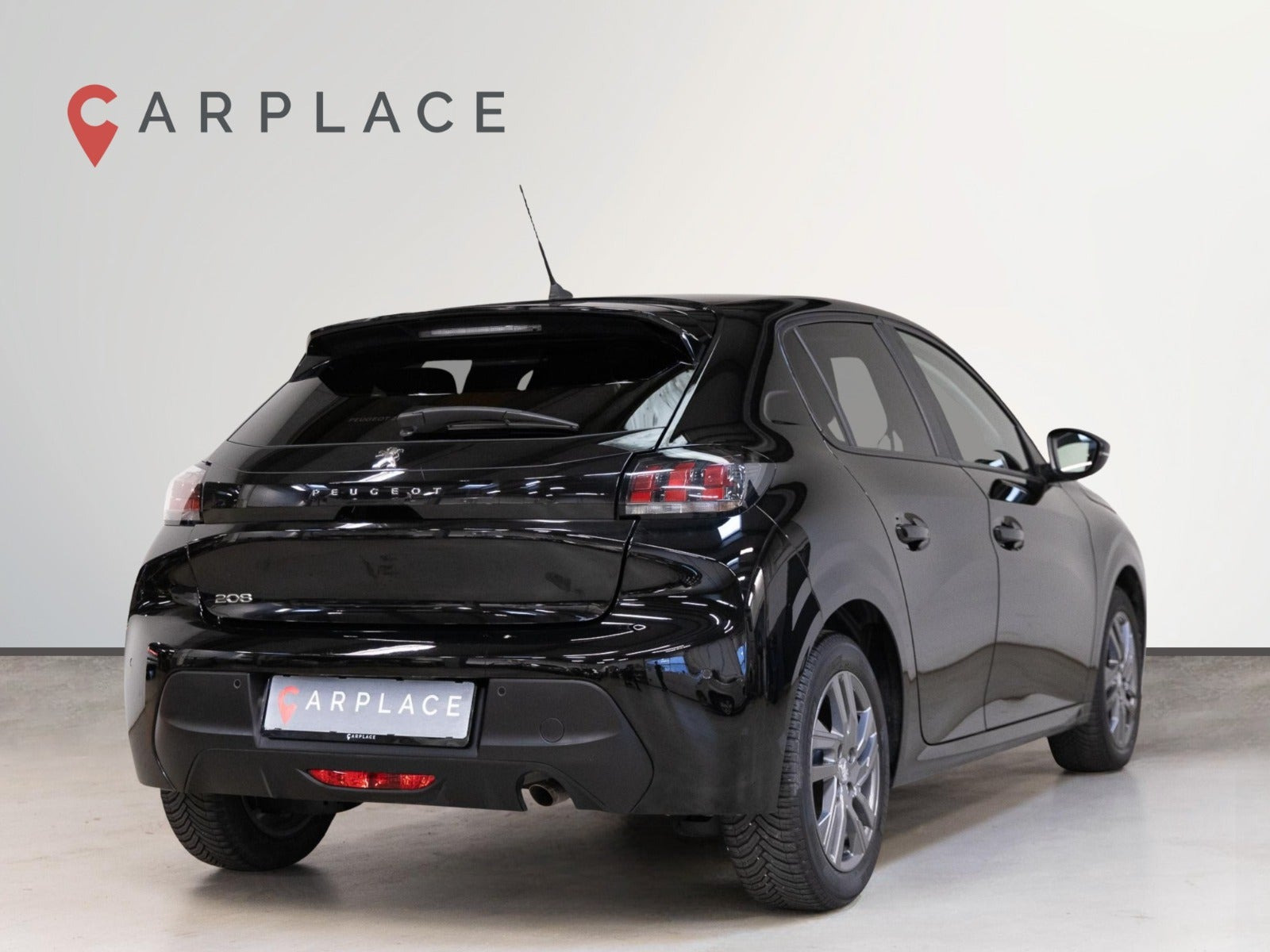 Sort Peugeot 208 fra 2021