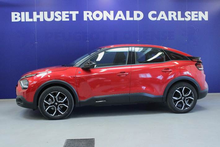 Rød Citroën ë-C4 fra 2023