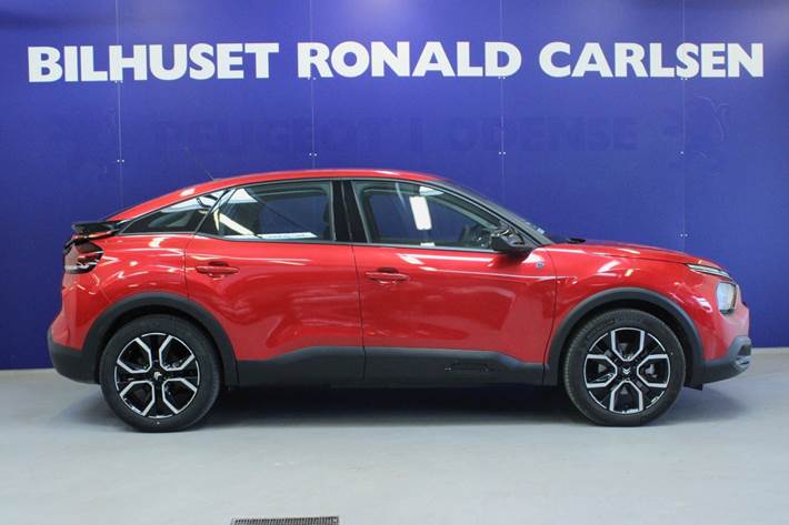 Rød Citroën ë-C4 fra 2023