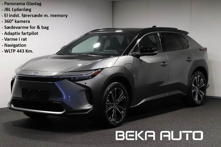 Grå Toyota BZ4X fra 2025