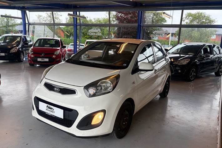 Hvid Kia Picanto fra 2012