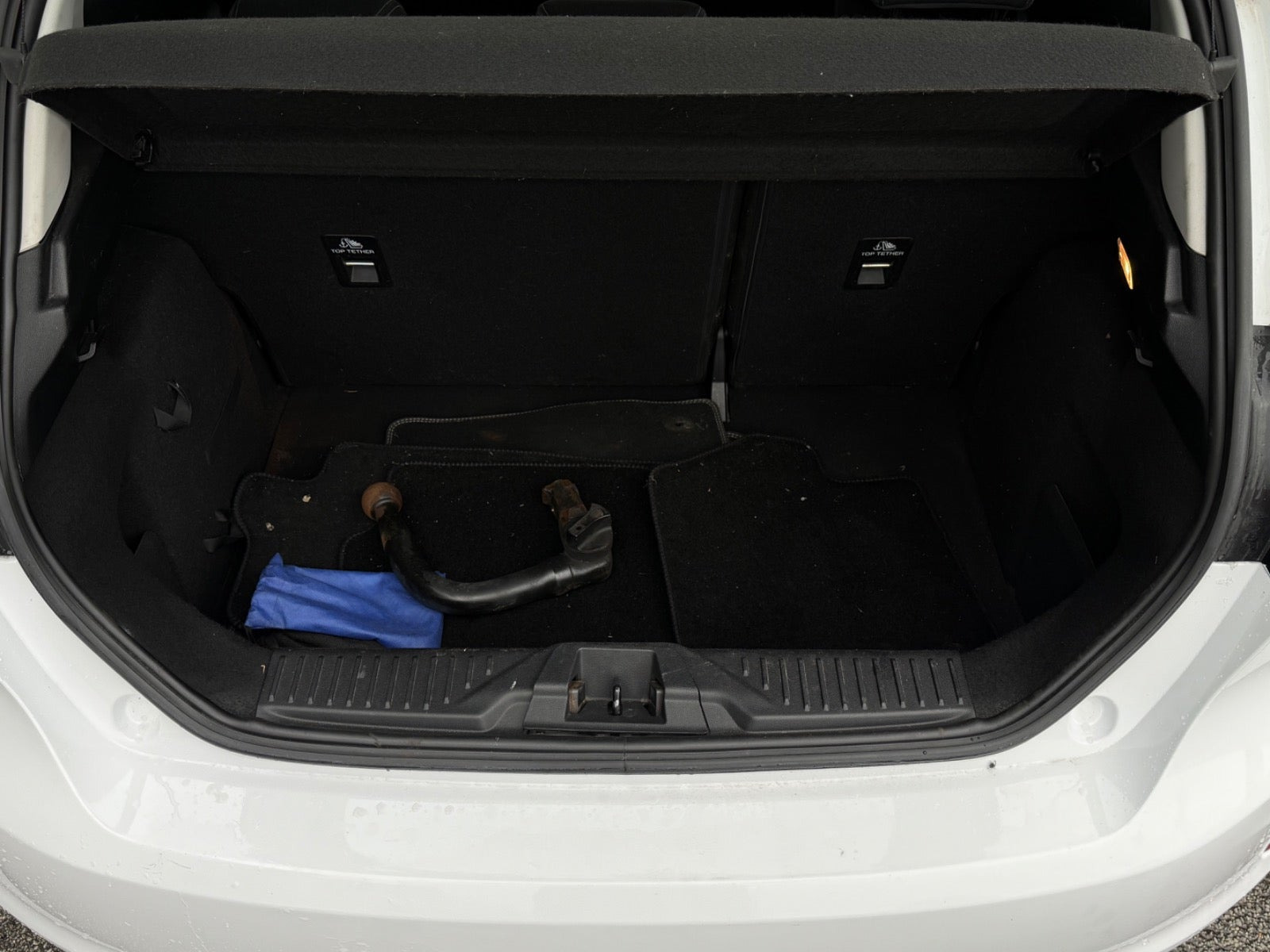 Hvid Ford Fiesta fra 2017