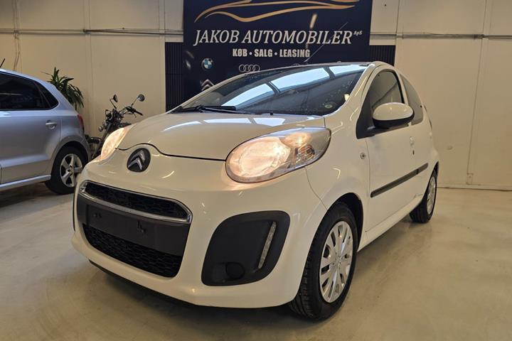 Hvid Citroën C1 fra 2013 set udefra