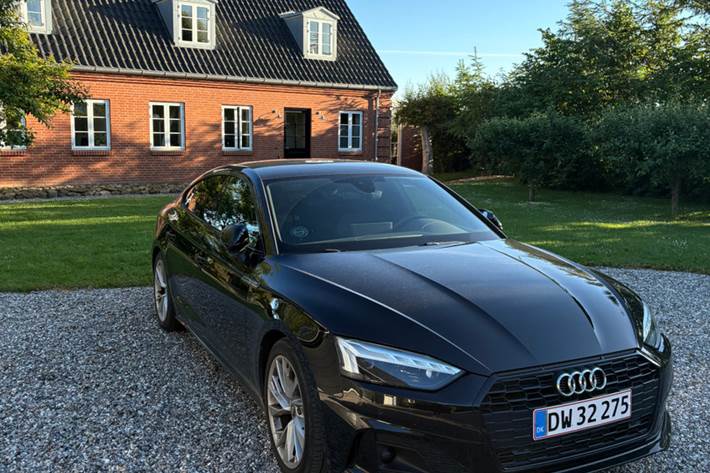Sort Audi A5 fra 2020