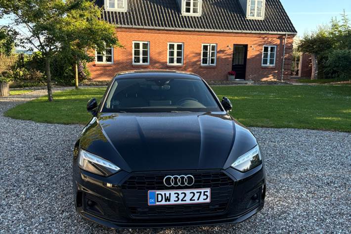 Sort Audi A5 fra 2020