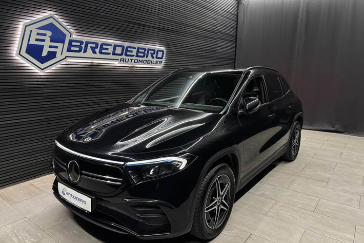 Sort Mercedes EQA350 fra 2023