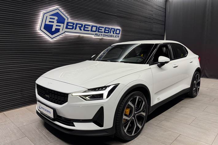 Hvid Polestar 2 fra 2022