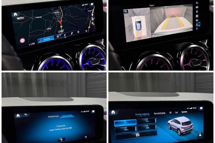 Sort Mercedes EQA350 fra 2023