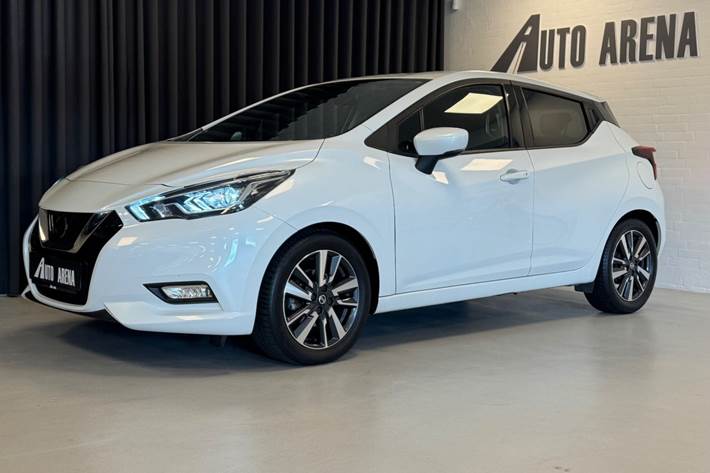 Hvid Nissan Micra fra 2020