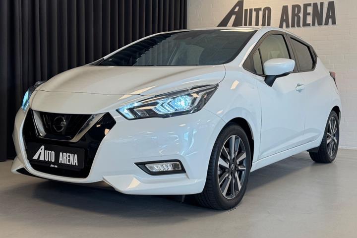 Hvid Nissan Micra fra 2020