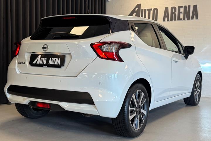 Hvid Nissan Micra fra 2020