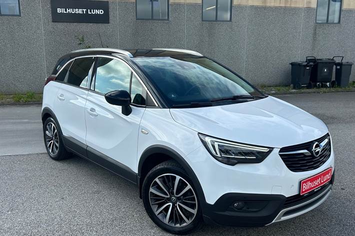 Hvid Opel Crossland X fra 2021