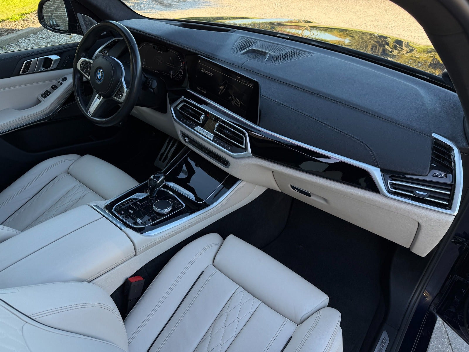 Blå BMW X5 fra 2021