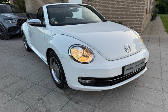 Hvid VW The Beetle fra 2016