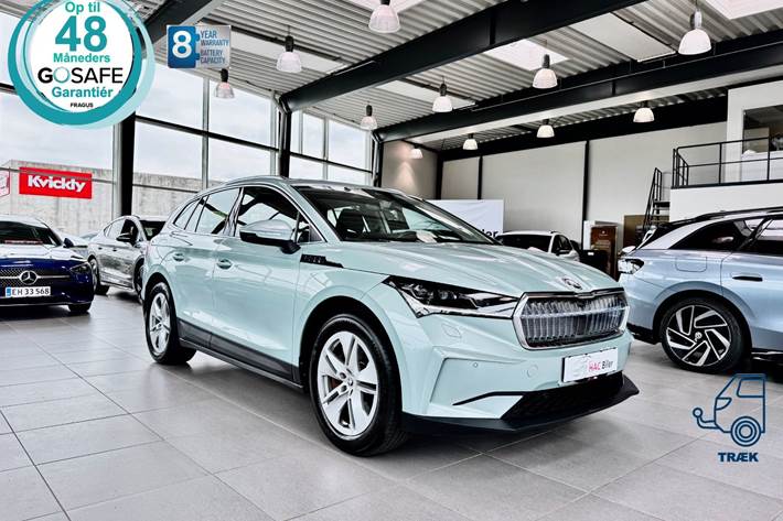 Grøn Skoda Enyaq fra 2022