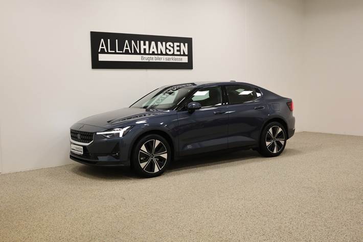 Blå Polestar 2 fra 2023