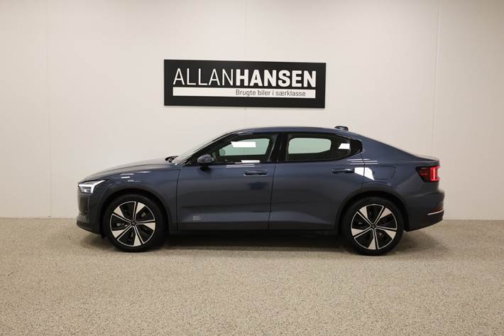 Blå Polestar 2 fra 2023