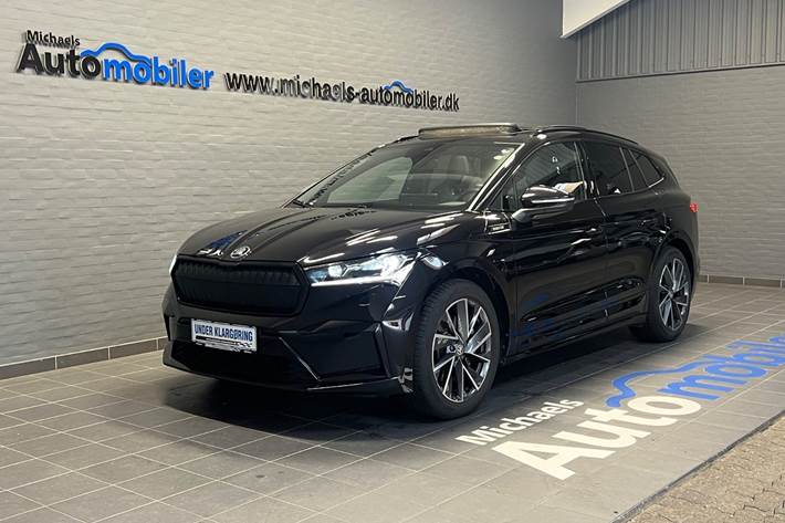 Sort Skoda Enyaq fra 2025