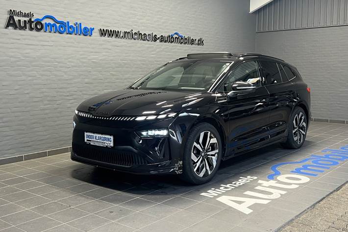 Sort Skoda Enyaq fra 2026