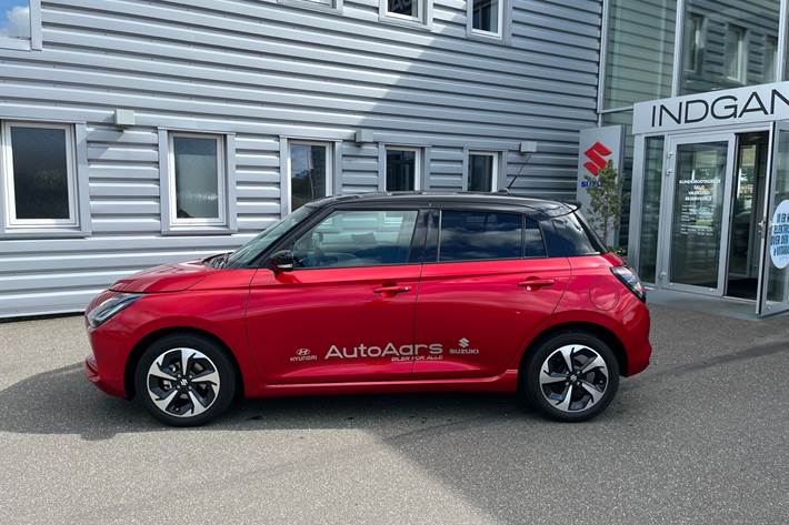 Rød Suzuki Swift fra 2026