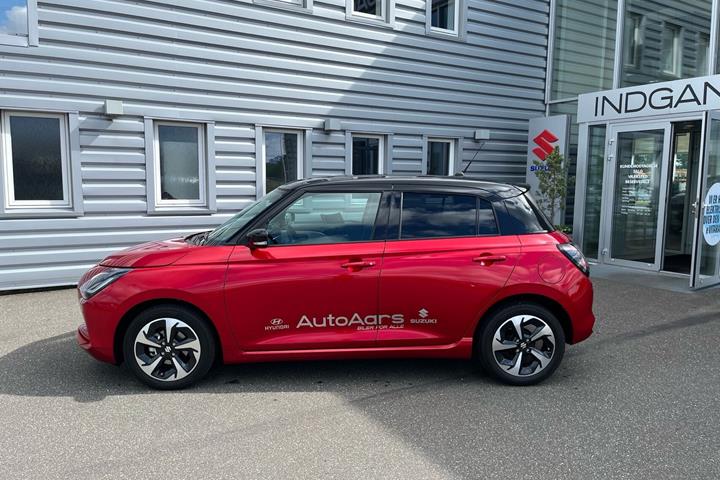Rød Suzuki Swift fra 2026