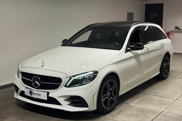 Hvid Mercedes C220 d fra 2020