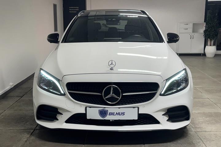 Hvid Mercedes C220 d fra 2020