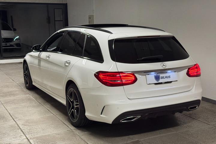 Hvid Mercedes C220 d fra 2020