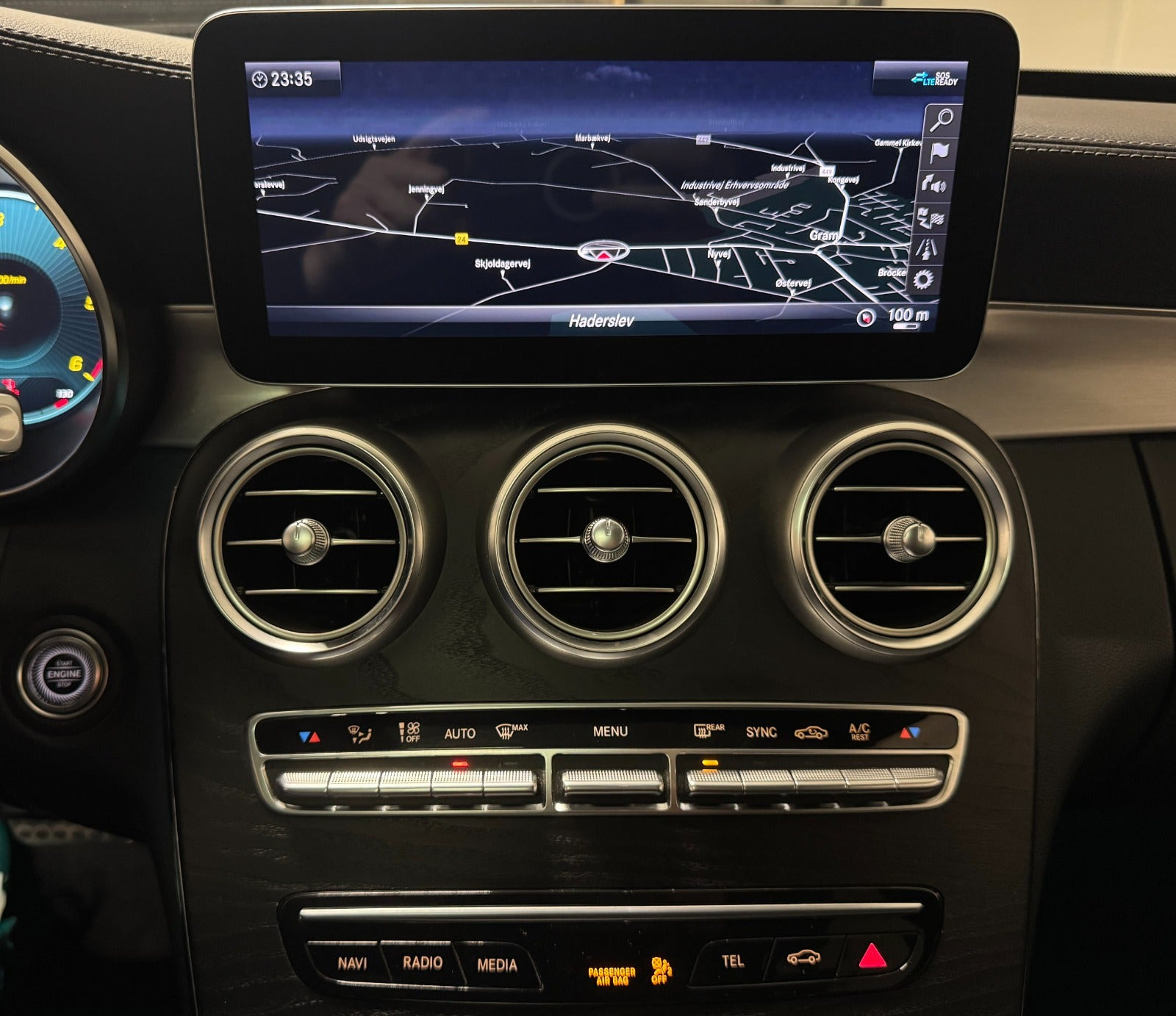 Hvid Mercedes C220 d fra 2020
