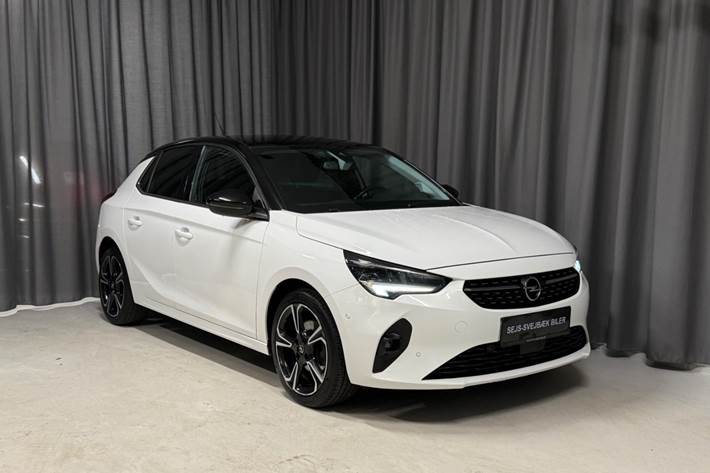 Hvid Opel Corsa fra 2020