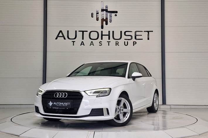 Hvid Audi A3 fra 2018