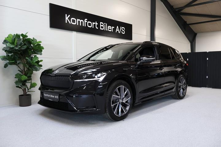 Sort Skoda Enyaq fra 2023
