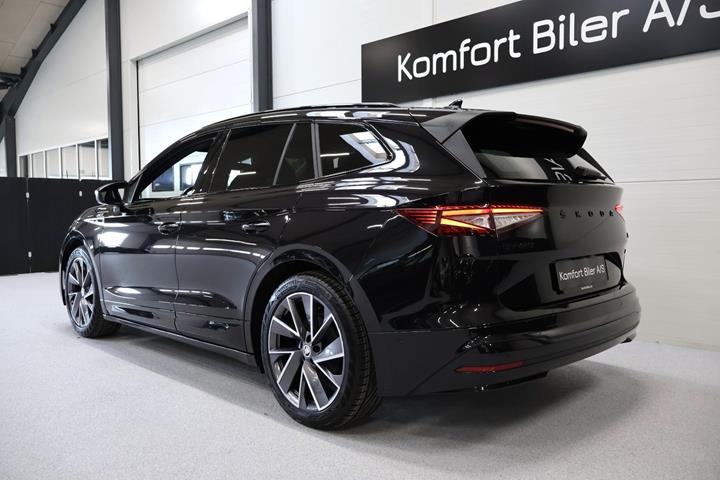Sort Skoda Enyaq fra 2023