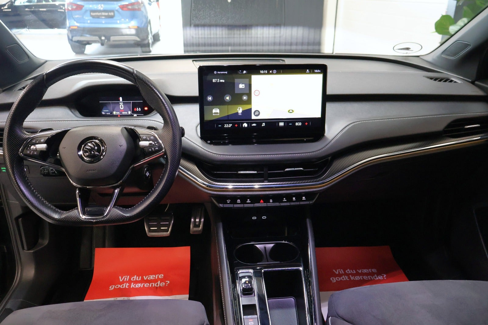 Sort Skoda Enyaq fra 2023