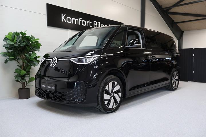 Sort VW ID.Buzz fra 2025 set udefra