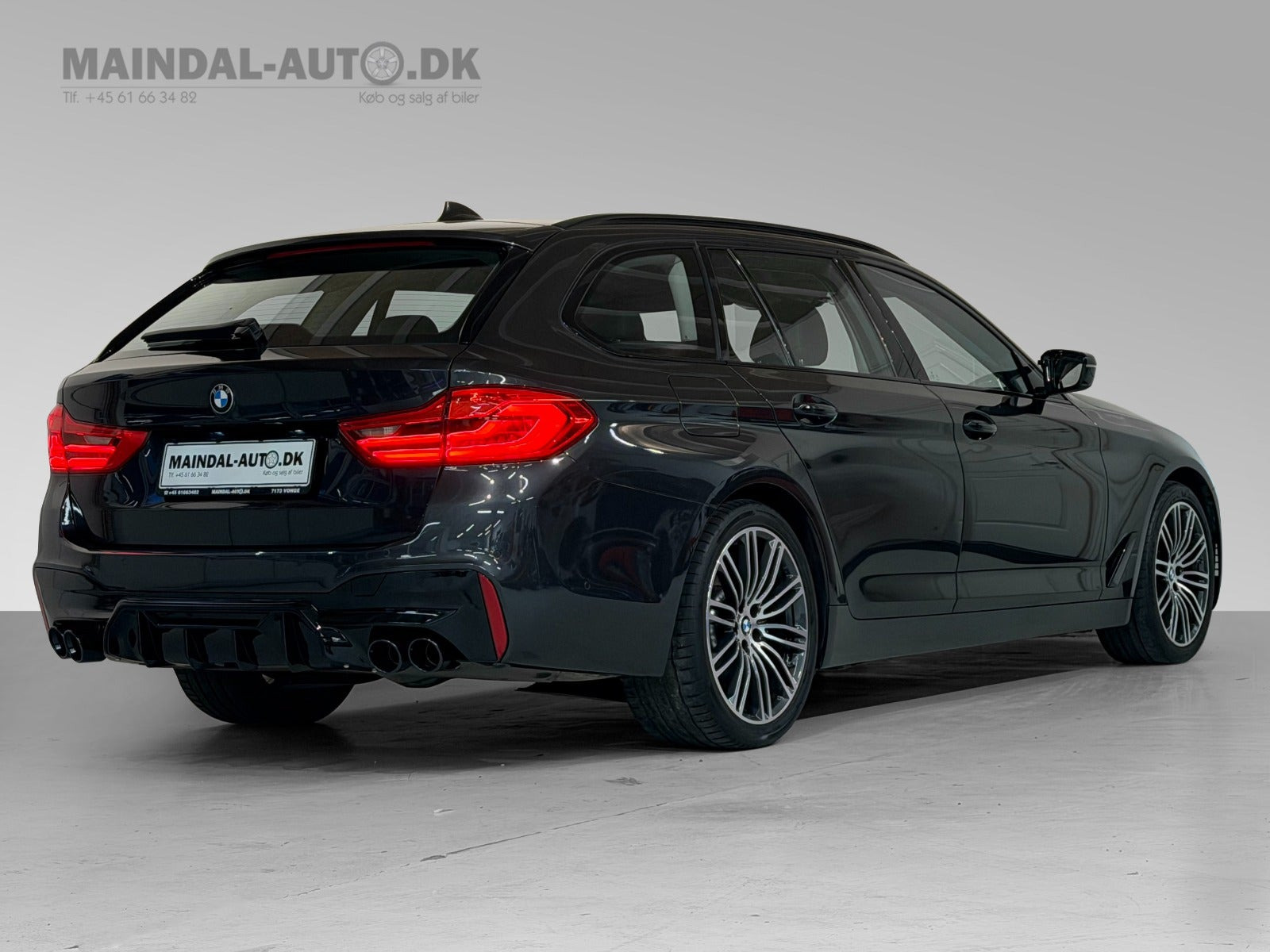Sort BMW 520d fra 2018